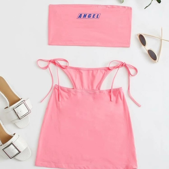 Two Piece Set Pink - Picture 1 of 4